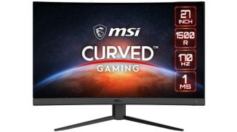 MSI G27CQ4 E2 27" WQHD VA 170Hz Curved Gaming Monitor (9S6-3CB01T-050)